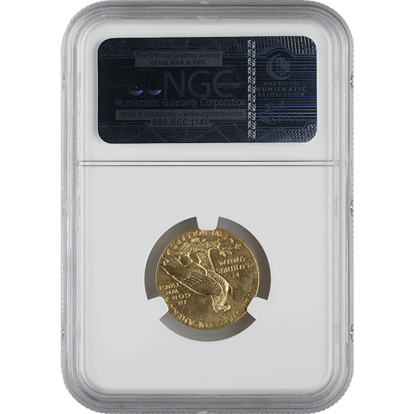 $5 U.S. GOLD INDIAN NGC61