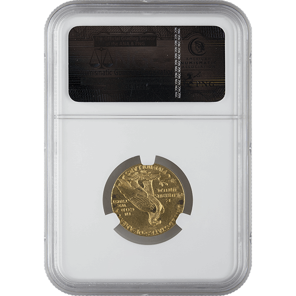 $5 U.S. GOLD INDIAN NGC62