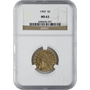 $5 U.S. GOLD INDIAN NGC63