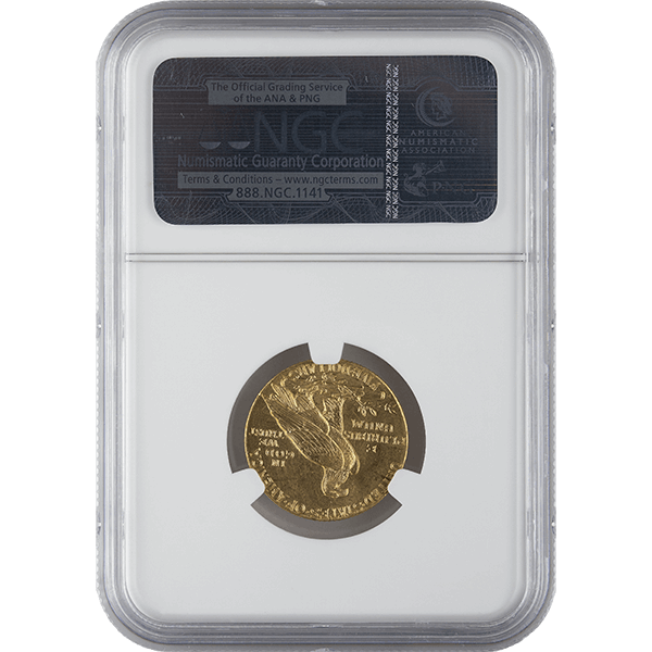 $5 U.S. GOLD INDIAN NGC64