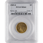 $5 U.S. GOLD INDIAN PCGS64