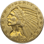 $5 U.S. GOLD INDIAN XF