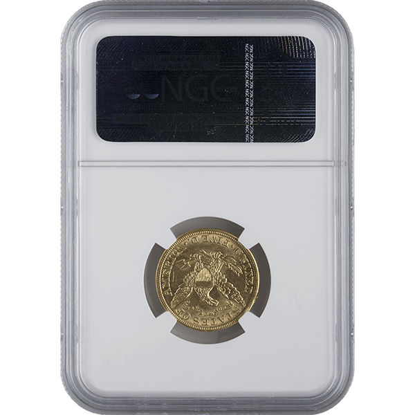 $5 U.S. GOLD LIBERTY NGC MS61