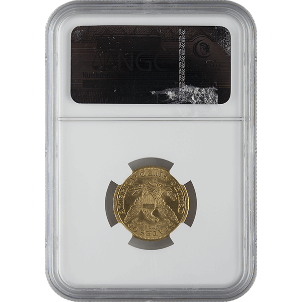 $5 U.S. GOLD LIBERTY NGC MS62