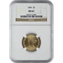 $5 U.S. GOLD LIBERTY NGC MS63