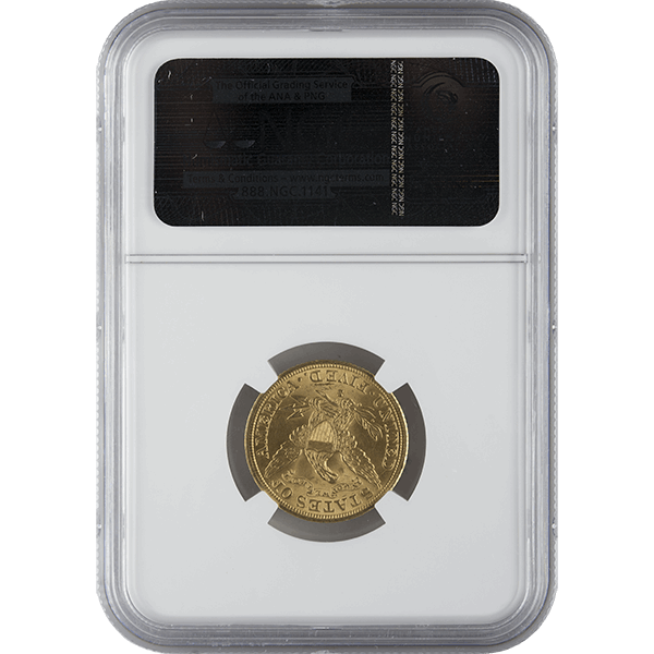 $5 U.S. GOLD LIBERTY NGC MS64