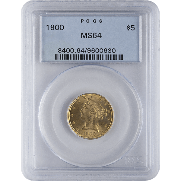 U.S. GOLD - $5 U.S. GOLD LIBERTY PCGS64 - R5LIBPCGS64