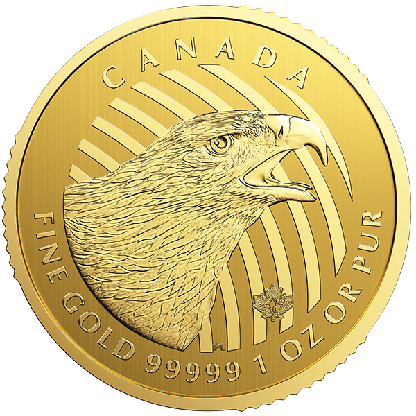 CANADIAN GOLD - 2018 1 OZ ROYAL CANADIAN MINT GOLD GOLDEN EAGLE - 1GGO18
