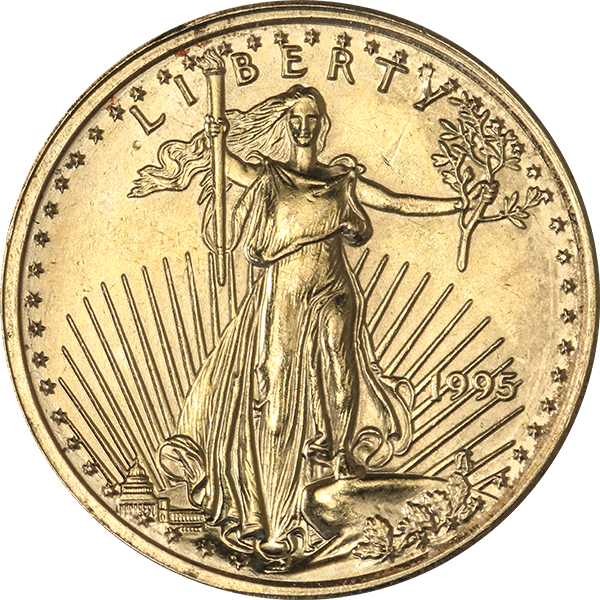 AMERICAN GOLD EAGLE - 1/10 OZ AMERICAN GOLD EAGLE SCRUFFY - .1EAGLELP