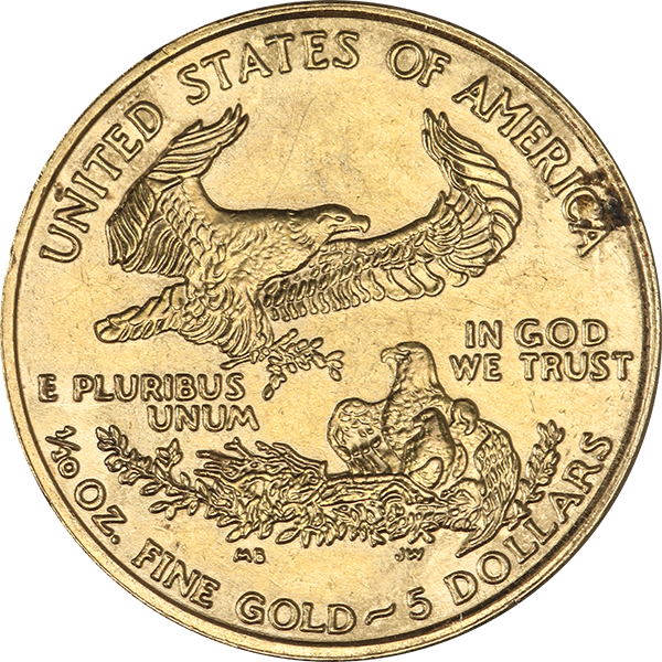 AMERICAN GOLD EAGLE - 1/10 OZ AMERICAN GOLD EAGLE SCRUFFY - .1EAGLELP