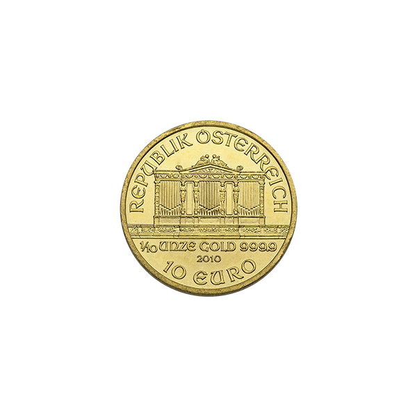 AUSTRIAN GOLD - 1/10 OZ AUSTRIAN GOLD PHILHARMONIC - .1PHIL