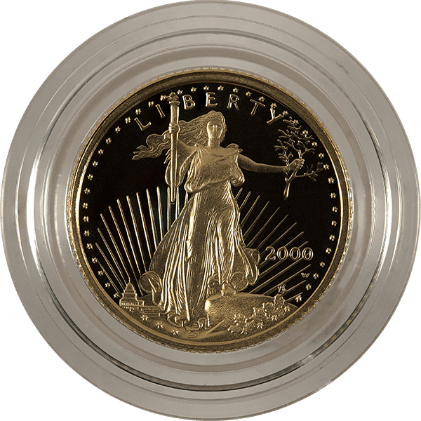 1/4 OZ AMERICAN GOLD EAGLE PROOF WITH ORIGINAL BOX AND PAPERS