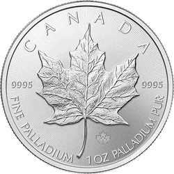 1 oz Canadian Palladium Maple Leaf