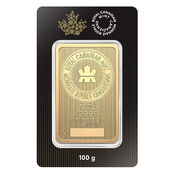 100 GRAM GOLD BAR RCM