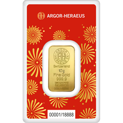 2025 10 GRAM GOLD BAR ARGOR-HERAEUS LUNAR YEAR OF THE SNAKE