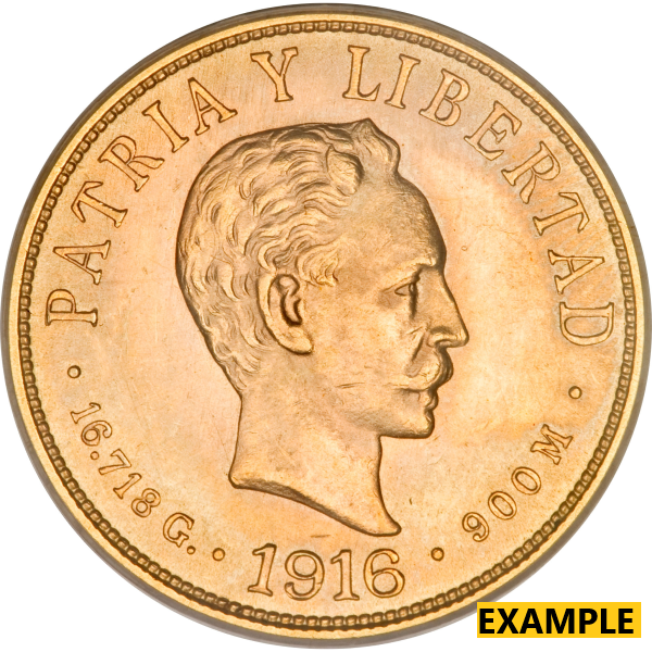 10 PESO CUBAN GOLD COIN