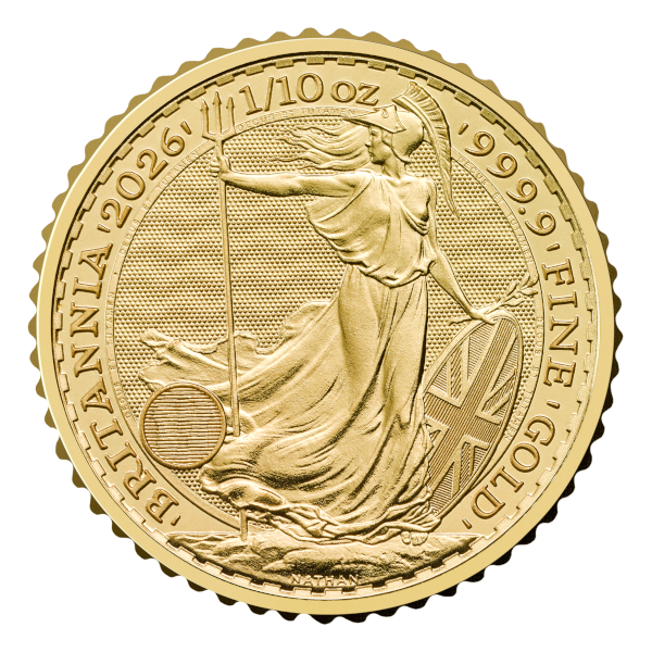 BRITISH GOLD - 2026 1/10 OZ GREAT BRITAIN GOLD BRITANNIA - .1GBR26
