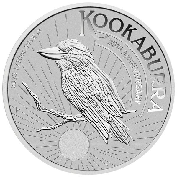 AUSTRALIAN PLATINUM - 2025 1/10 OZ PLATINUM KOOKABURRA - .1PTKOO25