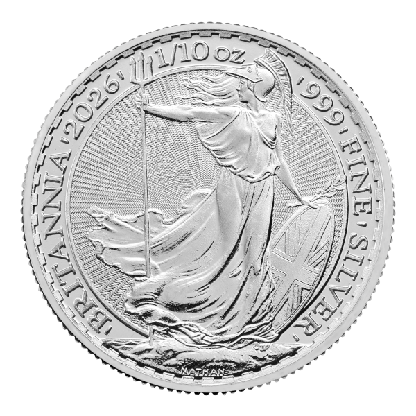 BRITISH SILVER - 2026 1/10 OZ GREAT BRITAIN SILVER BRITANNIA - .1SBR26