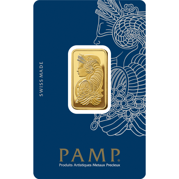 1/2 OZ GOLD BAR PAMP FORTUNA