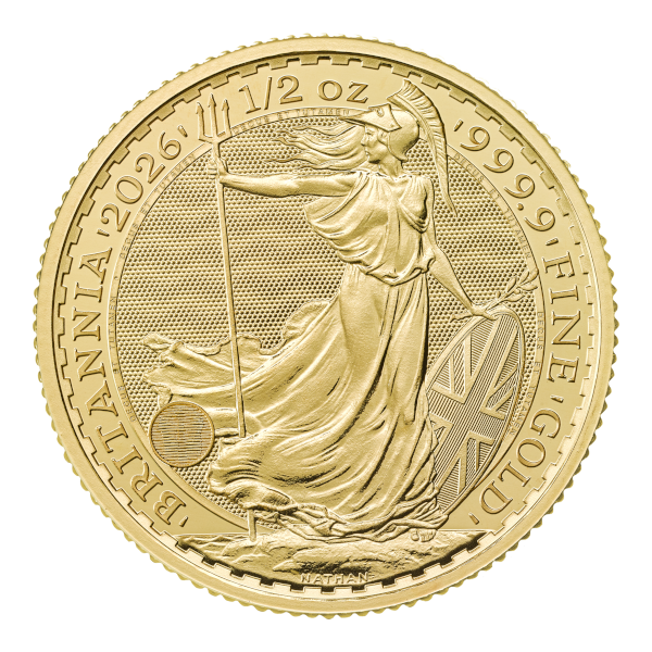 BRITISH GOLD - 2026 1/2 OZ GREAT BRITAIN GOLD BRITANNIA - .5GBR26