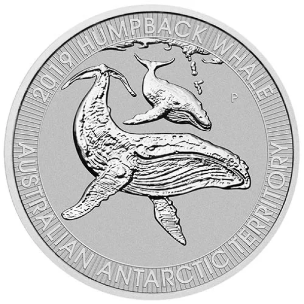 WORLD PLATINUM - 2019 1/3 OZ AUSTRALIAN PLATINUM HUMPBACK WHALE - .33PTHW19