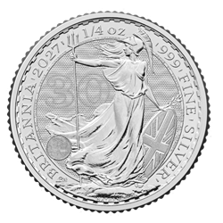 2027 1/4 oz Great Britain Silver Britannia
