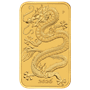 2024 1 OZ GOLD PERTH MINT DRAGON RECTANGULAR COIN