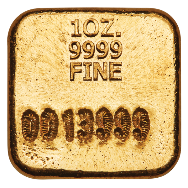 1 OZ GOLD BAR PERTH SQUARE CAST