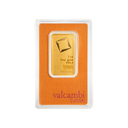 Valcambi 1 oz .9999 Gold Bar (Matte Finish)