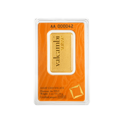Valcambi 1 oz .9999 Gold Bar (Matte Finish)