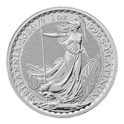 2026 1 oz Great Britain Platinum Britannia