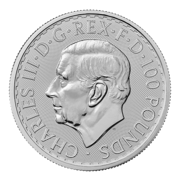 2026 1 oz Great Britain Platinum Britannia, back