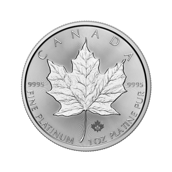 2025 1 OZ CANADIAN PLATINUM MAPLE LEAF