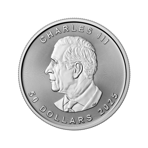 2025 1 OZ CANADIAN PLATINUM MAPLE LEAF