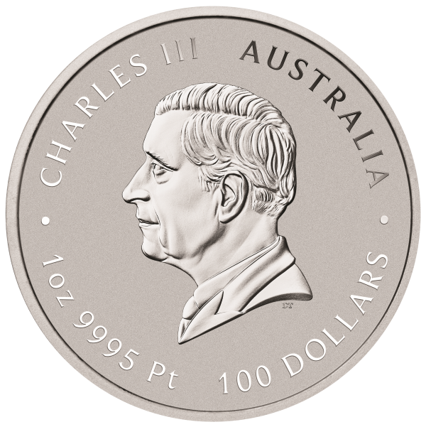 2027 1 oz Perth Mint Platinum Goat (Lunar Series), back