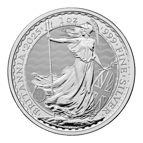 BRITISH SILVER - 2025 1 OZ GREAT BRITAIN SILVER BRITANNIA - 1SBR25