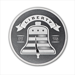 1 OZ SILVER ROUND LIBERTY BELL ASAHI MINT