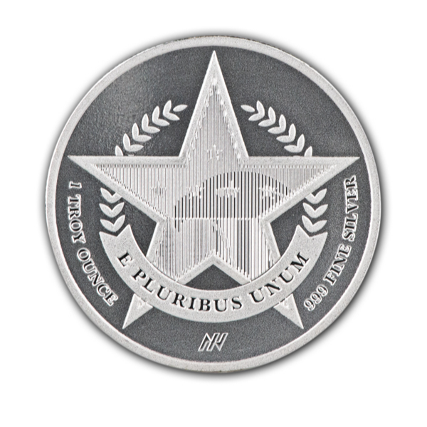 1 OZ SILVER ROUND LIBERTY BELL ASAHI MINT