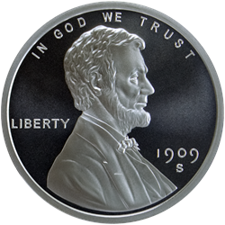 1 OZ SILVER ROUND WHEAT CENT DESIGN GOLDEN STATE MINT