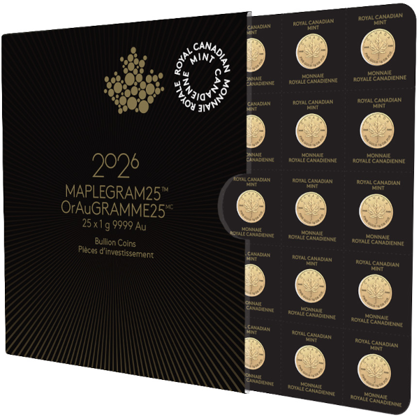 2025 25 GRAM GOLD MAPLEGRAM