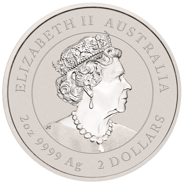 2023 2 OZ PERTH MINT SILVER RABBIT
