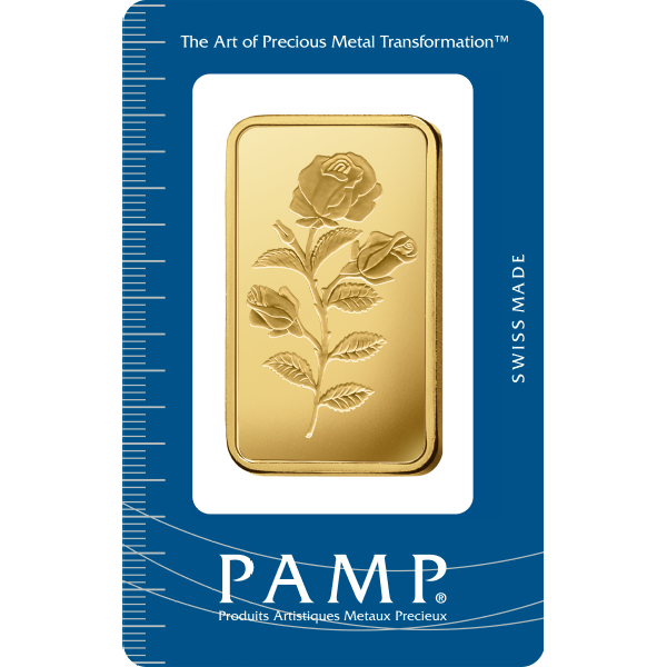 50 GRAM GOLD BAR PAMP ROSA