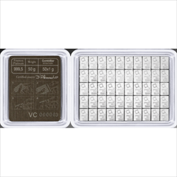 Valcambi Combi-Bar 50x1g .9995 Palladium Bar