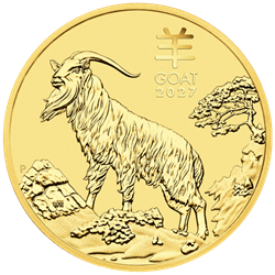 2027 10 OZ PERTH MINT GOLD GOAT (LUNAR SERIES)