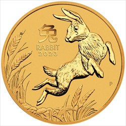 2023 2 OZ PERTH MINT GOLD RABBIT