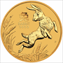 2023 2 OZ PERTH MINT GOLD RABBIT
