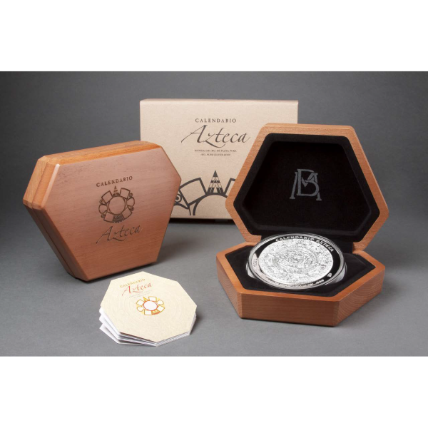 2024 KILO MEXICAN SILVER AZTEC CALENDAR PROOF