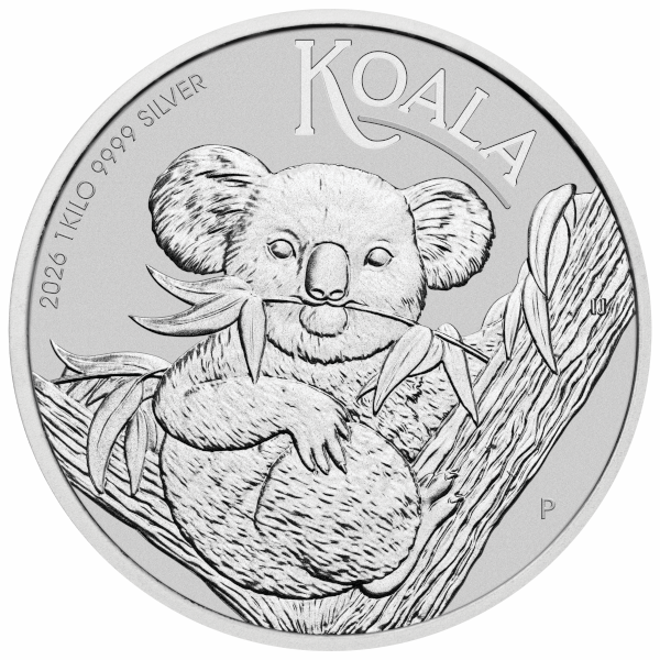 AUSTRALIAN SILVER - 2026 KILO AUSTRALIAN SILVER KOALA - KSKOA26