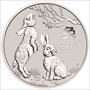 2023 2 OZ PERTH MINT SILVER RABBIT